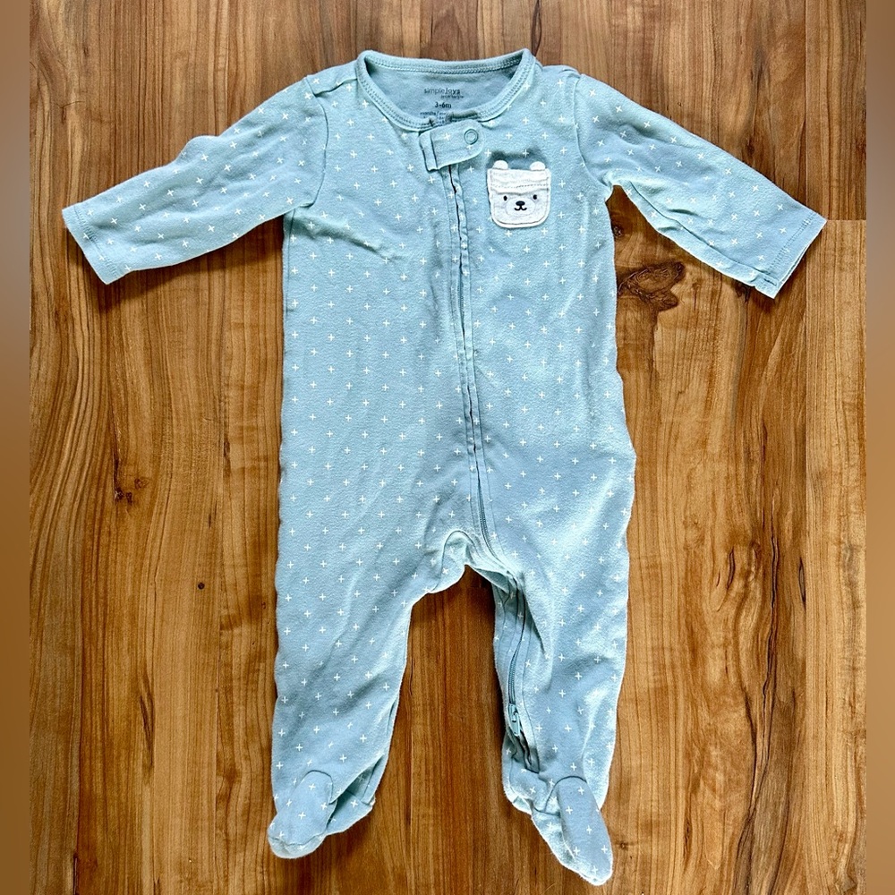 🦋 Slate Blue Footie